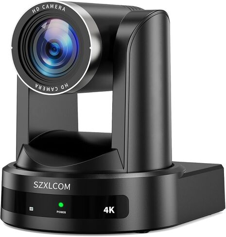 4K PTZ Camera with AI Auto Tracking, 20X Optical Zoom, HDMI USB 3.0 LAN PoE, Supports TF Card Recording, Conference Camera for Church, Education, Meetings and Live Streaming in Kuwait
