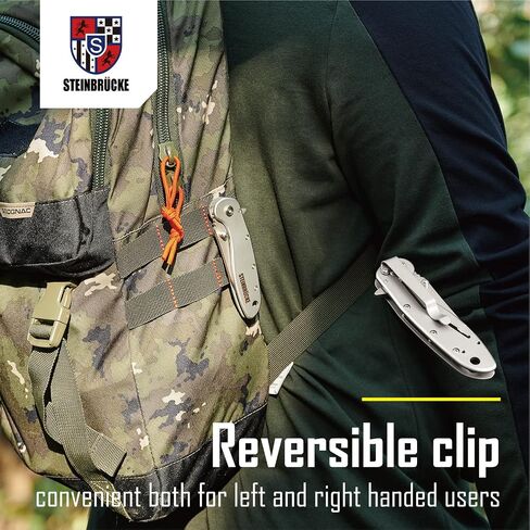Folding Pocket Knife, 3.1" Serrated Blade, Titanium Coated Tactical Knife in Kuwait