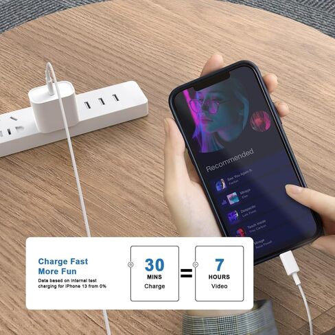iPhone14 13 12 Fast Charger Cable 6ft 3Pack USBC to Lightning in Kuwait