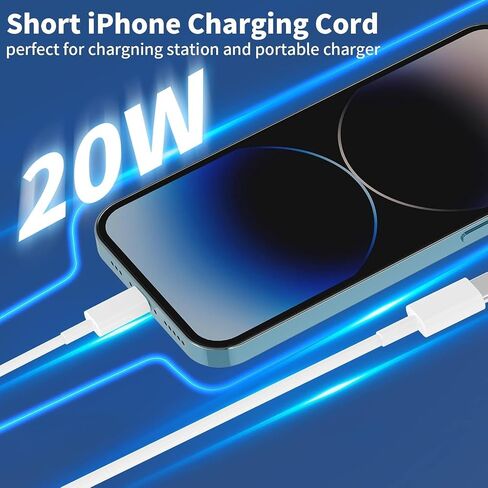 iPhone14 13 12 Fast Charger Cable 6ft 3Pack USBC to Lightning in Kuwait