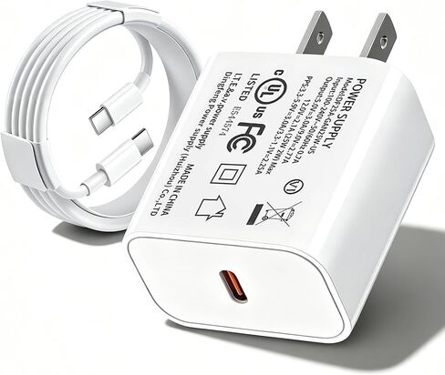 iPhone 17 16 15 Charger/6.6FT Type C to C Charging Cable Cord Long in Saudi Arabia