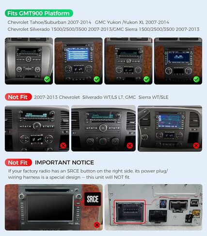 11.5''Car Radio for GMC Yukon Chevrolet Silverado 2007-2013 Tahoe Sierra in Kuwait