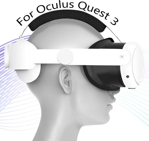 Silicone Face Cover for Meta Quest 3 - Skin-Friendly Anti-Sweat VR Face Pad with Ventilation & Lightproof Design (Black) in Kuwait