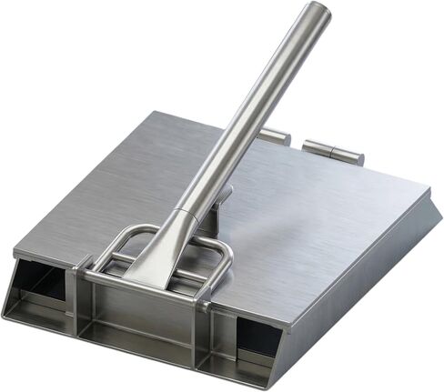 Alpha Living Large Stainless Steel Tortilla Press - Heavy Duty Square Tortilla Maker with Reinforced Handle Base - Manual Dough Press for Flour Tortillas, Naan, Empanadas, Flatbread, Pizza Dough in Kuwait