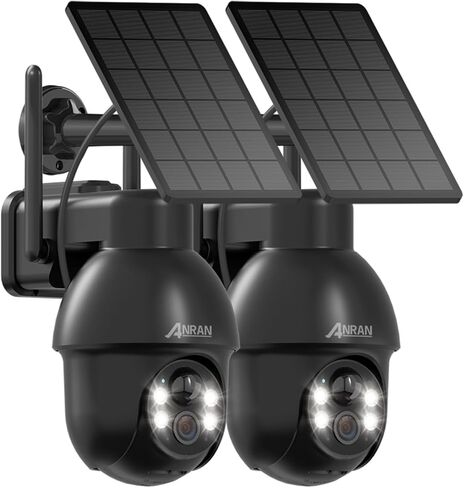 ANRAN 2K Solar Security Camera Outdoor Wireless WiFi 3MP Color Night Vision in Kuwait