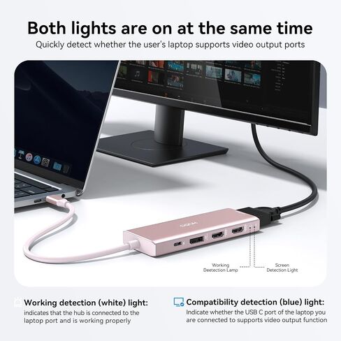 USB C Docking Station Dual Monitor for HP,Laptop Docking Station 3 Monitors in Kuwait