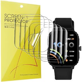Lamshaw Compatible for Cubitt Teens Gen3 Screen Protector, [6 Pack] Full Coverage TPU Clear Film Compatible for Cubitt Teens Gen3 1.85" Smart Watch (6 Pack) in Kuwait