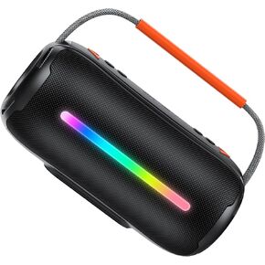 aowoka Bluetooth Speaker Portable Wireless Bluetooth Speakers with HD Stereo Sound, BT 5.4 TWS Pairing, IPX7 Waterproof, 30H Battery Life with Led Light for Outdoor/Party/Sport/Travel/Gifts in Kuwait