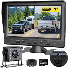 FEISIKE Dual RV Backup Camera System with Front & Rear View Camera in Kuwait