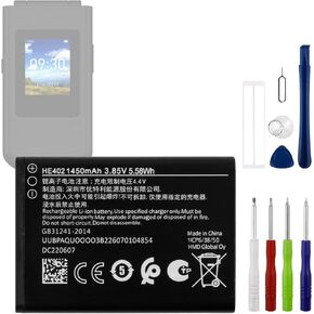 HE402 3.85V 6500mAh Battery, Compatible with AT&T Cingular Flex (ATTEA211101) 1ICP6/38/50,Comes with a Battery Installation Tool in Kuwait