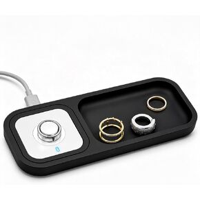 Stand for Oura Ring Gen 5/4 Charger & Accessories, Silicone Charging Station Holder Case Organizer for Oura Ring Stack/Jacket, Earrings, Necklaces, Bracelets (No Charger Included) in Kuwait