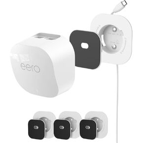 HomeMount Wall Mount Bracket, Custom Fit, for eero Pro 6/6E, 1 Pack-White in Kuwait