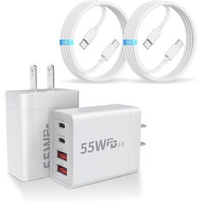 720W USB C Fast Charger Block, PD 3.1 140W 8 Port USB Charging Station, GaN Ⅲ Fast Charging Station for Multiple Devices, Laptop Charger Station Compatible with iPhone 17/iPad/MacBook,Samsung, Silver in Kuwait