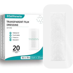Transparent Film Dressing 100Packs 2.37" x 2.75" Waterproof Clear Bandages in Kuwait