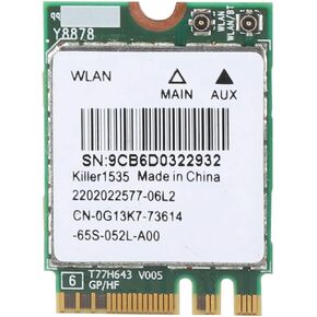 Gen Killer 1535AC Dual Band 802.11ac NGFF M.2 867Mbps Bluetooth Network Card - Superior Connectivity for Online Gaming Enthusiasts in Kuwait