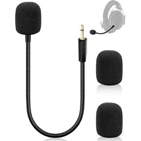 Replacement mic for Razer Kraken V3 / V3X / V3 Pro Gaming，Headset Detachable Noise Cancelling Game Microphone with 2Pcs Foam Cover in Kuwait