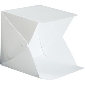 DECHOUS Portable Small Light Box Photography Tent with Foldable LED Lighting Cube and Dual Backdrops for Jewelry and Small Product Photo Studio in Kuwait
