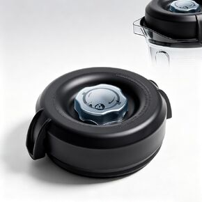 1-Pack Replacement Lid Compatible with Vitamix 64 oz Low-Profile Container, Food-Grade Rubber Blender Cover with Frosted Polycarbonate Plug, Leak-Proof Splash Cap in Kuwait
