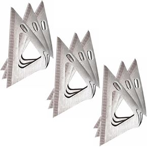 Muzzy 3-Set Replacement Blades for MERC 100 Grain 3-Blade Broadheads, Silver in Kuwait