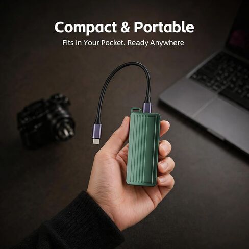 USB C to 10Gbps Ethernet Adapter, USB 3.2 Gen 2x2 Type-C to RJ45 10G LAN Network Dongle with Realtek RTL8159 Chip, Thunderbolt 3/4 Compatible for MacBook, Windows 11 Laptop, NAS, PC in Saudi Arabia