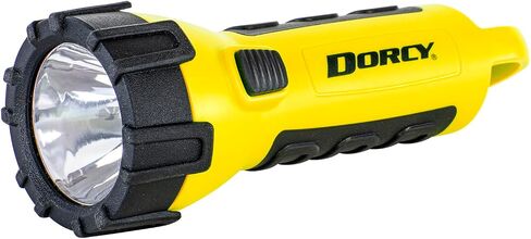 Dorcy 150 Lumen Floating Water Resistant LED Flashlight with Carabineer Clip, Yellow (41-2510) in Kuwait