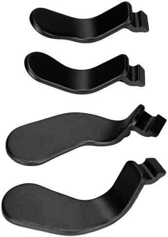 Generic 4PCS Stainless Steel Replacement Controller Paddles for One Elite Controller Series 2 (Black), Generic7pzi98q2nv-11 in Kuwait