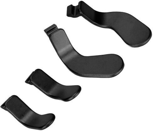 Generic 4PCS Stainless Steel Replacement Controller Paddles for One Elite Controller Series 2 (Black), Generic7pzi98q2nv-11 in Kuwait