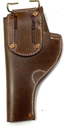 US WW2 Victory Model Revolver Holster in Brown Leather .38 Special Fits Smith & Wesson Model 10 and Similar Revolvers in Kuwait