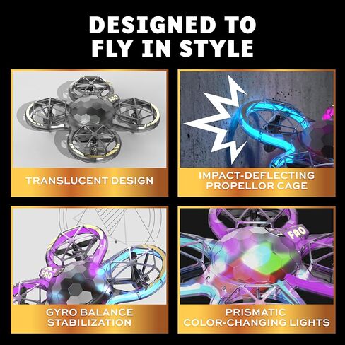 FAO Schwarz Disco Lightshow RC Drone for Kids, Remote Control Stunt Flyer in Saudi Arabia