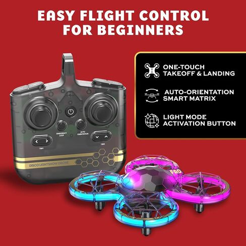 FAO Schwarz Disco Lightshow RC Drone for Kids, Remote Control Stunt Flyer in Saudi Arabia