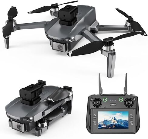 Foldable GPS Drone with Dual Camera Quadcopter for Adults, 179g Lightweight in Kuwait