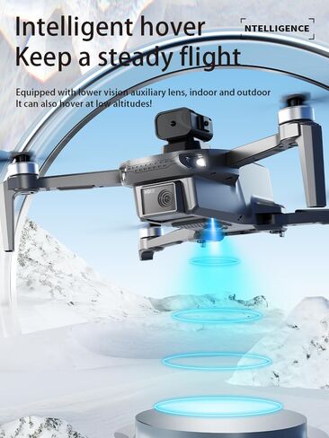 Foldable GPS Drone with Dual Camera Quadcopter for Adults, 179g Lightweight in Kuwait
