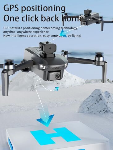 Foldable GPS Drone with Dual Camera Quadcopter for Adults, 179g Lightweight in Kuwait