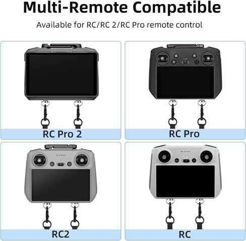BTG RC/RC 2/RC Pro/RC Pro 2 Remote Controller Lanyard Neck Strap for DJI NEO 2/Flip/Mavic Air 3S 2S/Mini 3 4 5 Pro/Mavic 4 3 2 Controller Lanyard Neck Strap in Kuwait