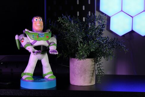 Cableguys Toy Story Buzz Lightyear Controller Holder & Phone Stand - Gaming Accessories for Room and Desk Setup, Holder Compatible with Xbox, PlayStation & Most Standard Game Controllers in Kuwait