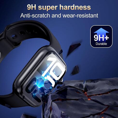 X-it for Apple Watch Series 11/10 42mm Screen Protector [Automatic Align Tech] Self-Healing,Flexible HD Transparent,Anti-Scratch,Bubble Free,Waterproof,Touch Sensitive [Non-Glass] 2 Packs in Kuwait