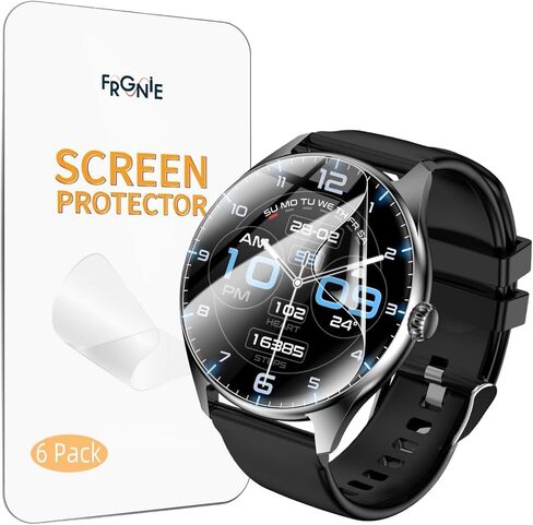 Designed for Kimeag/Boquaw S67 Smart Watch Screen Protector (6 Pack) HD Clear Shield TPU Film Designed for Oiviato/iBesi VWY27 Smart Watch 1.43" in Kuwait
