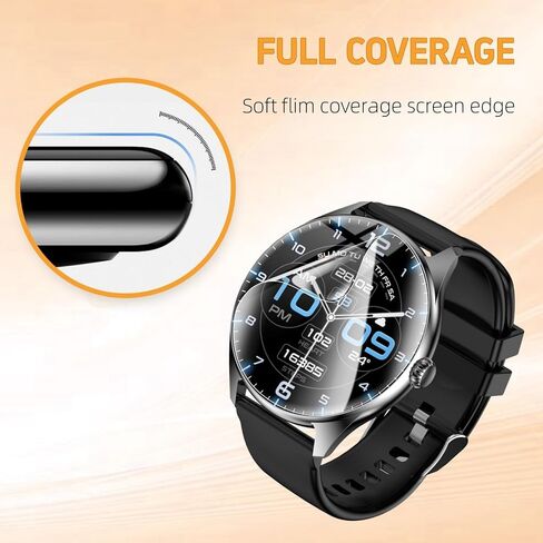 Designed for Kimeag/Boquaw S67 Smart Watch Screen Protector (6 Pack) HD Clear Shield TPU Film Designed for Oiviato/iBesi VWY27 Smart Watch 1.43" in Kuwait