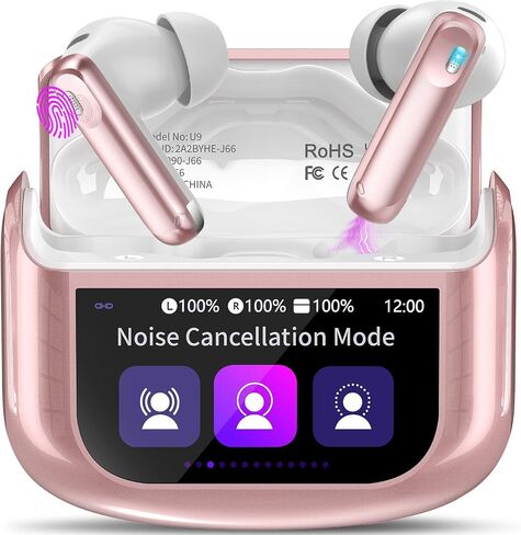 Active Noise Cancelling Ear Buds 48H Wireless Earbuds with Touch Screen in Saudi Arabia