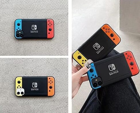 Designed for iPhone 15 Case for Boys Kids Men, 3D Cool Video Game Controller Button Type Personalized Full Body Full Camera Protection Protective Cover Soft Cute-Blue in Kuwait