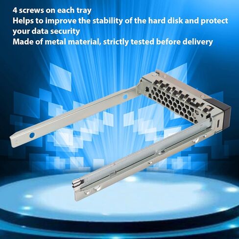 HDD Tray 2.5in Metal Durable Hard Drive Carrier for R740 R740XD R940 R640 with 4 Screws in Kuwait