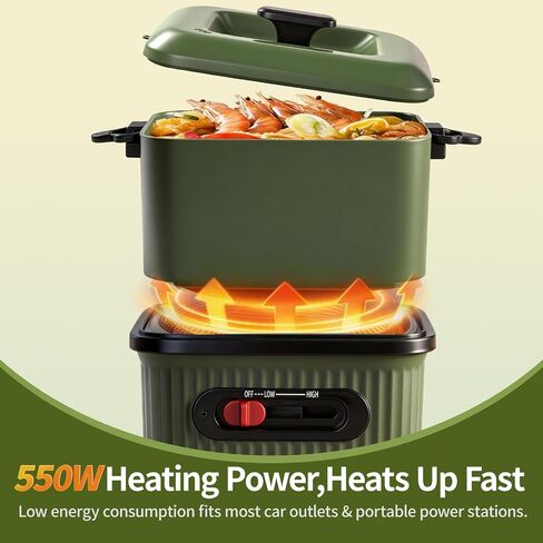 GEERTOP AMOS Electric Hot Pot, Portable 1.3L Multi-Cooker with Cookware Set in Kuwait
