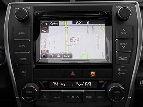 PcProfessional Screen Protector (Set of 2) for 2014 2015 2016 Toyota Highlander LE 6.1" Entune Touch Screen Display Navigation System High Clarity Anti Scratch Filters UV in Saudi Arabia