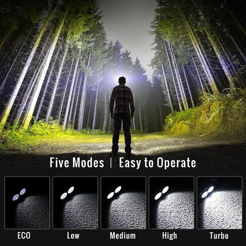 sofirn H25S Rechargeable LED Headlamp, 1200 Lumens in Kuwait