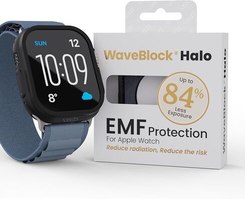 EMF Protection Apple Watch Bumper Case 49mm Ultra 1, 2 & 3 WaveBlock Halo in Kuwait