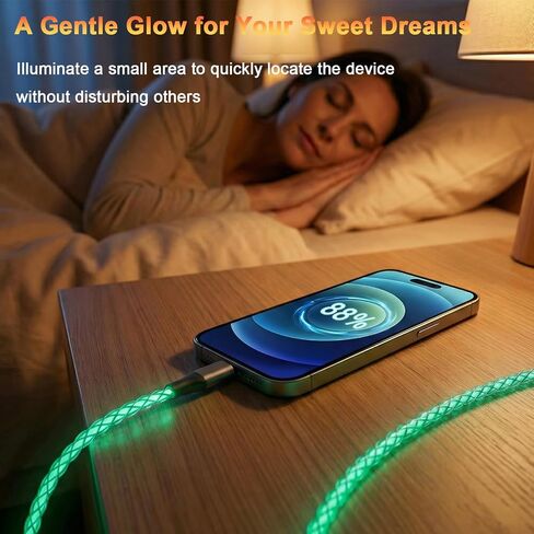 Light Up USB-A to Lightning Cable Charger Cord for iPhone in Saudi Arabia