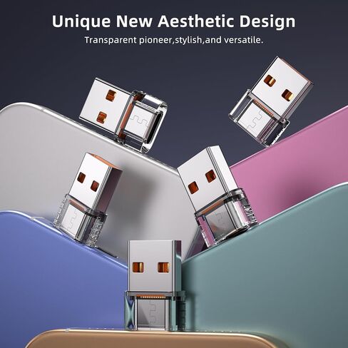4 Pack Lightning to USB C Adapter for iPhone 15/16 Pro/16 Pro Max/Plus,Samsung S24,iPad Air,Nintendo Switch,Fast Charging&Data Transfer (USB C to USB Adapter) in Kuwait