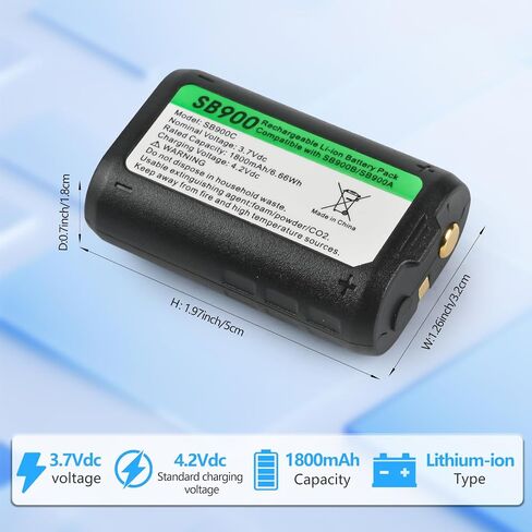 SB900C Replacement Battery for Shure SB900 SB900A SB900B in Kuwait