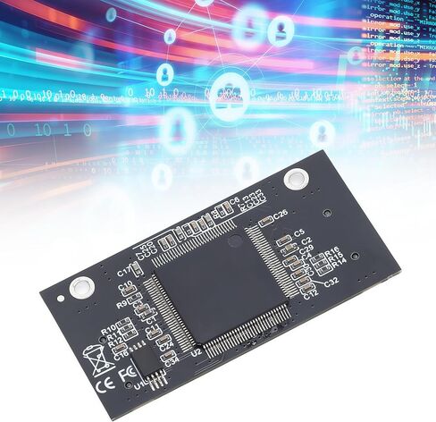 Dual Micro SD Card Adapter, PCB Double Storage Card to CE ZIF SSD Converter Adapter for Laptops and Gaming Consoles & Industrial Equipment, Stable Performance, Black in Kuwait