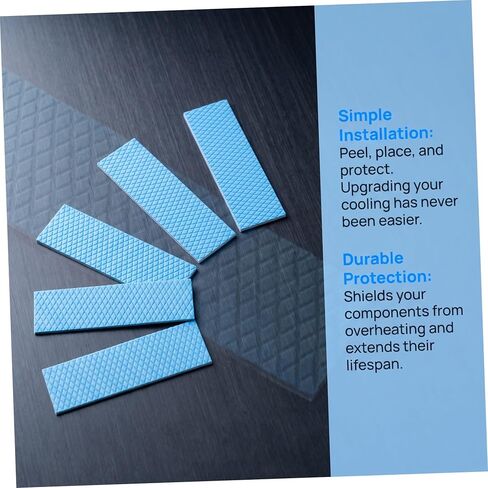 SSD Heat Thermal 5pcs 1mm Pad Dissipation Silicone in Kuwait
